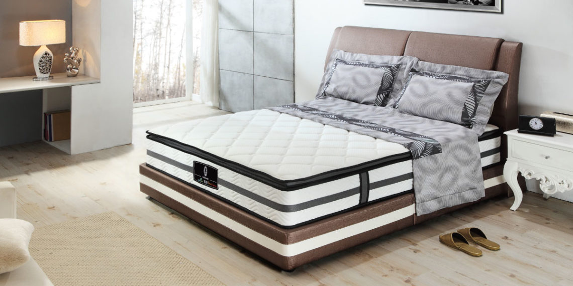 萊斯特防蟎防潑水乳膠彈簧上墊